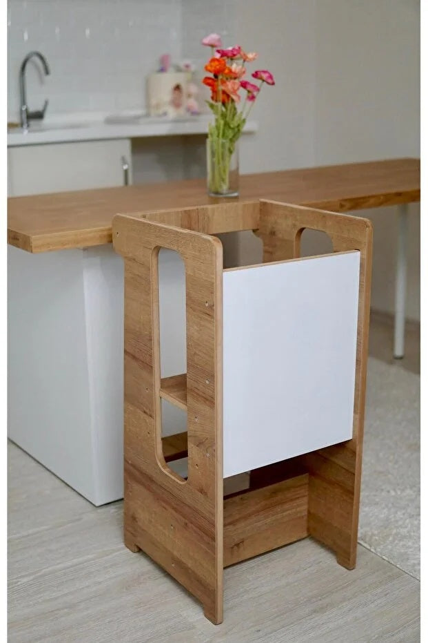 Multifunctionele Montessori Leertoren 2-in-1