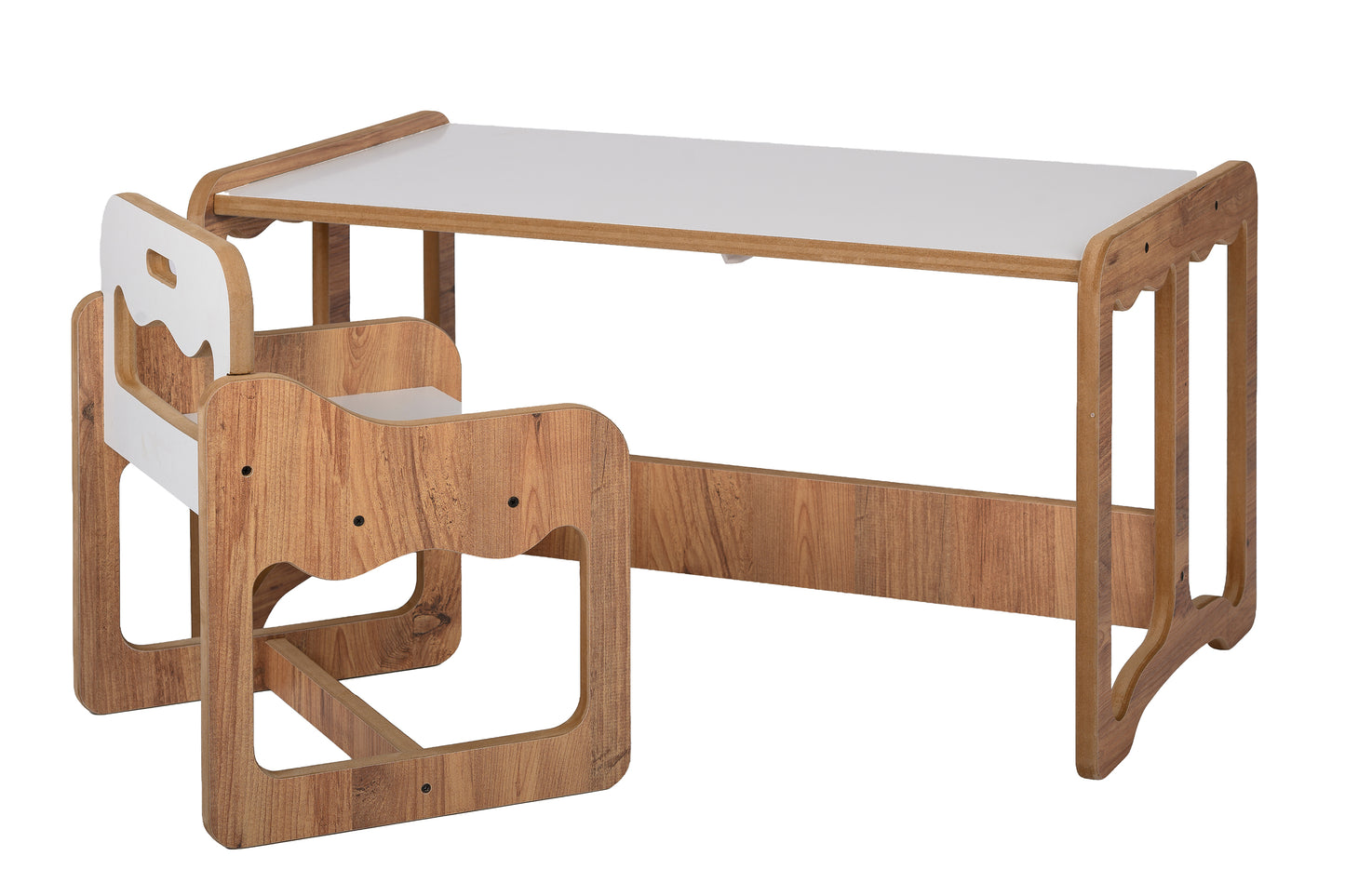 Houten Kindertafel met Stoel Zonder Opberglade