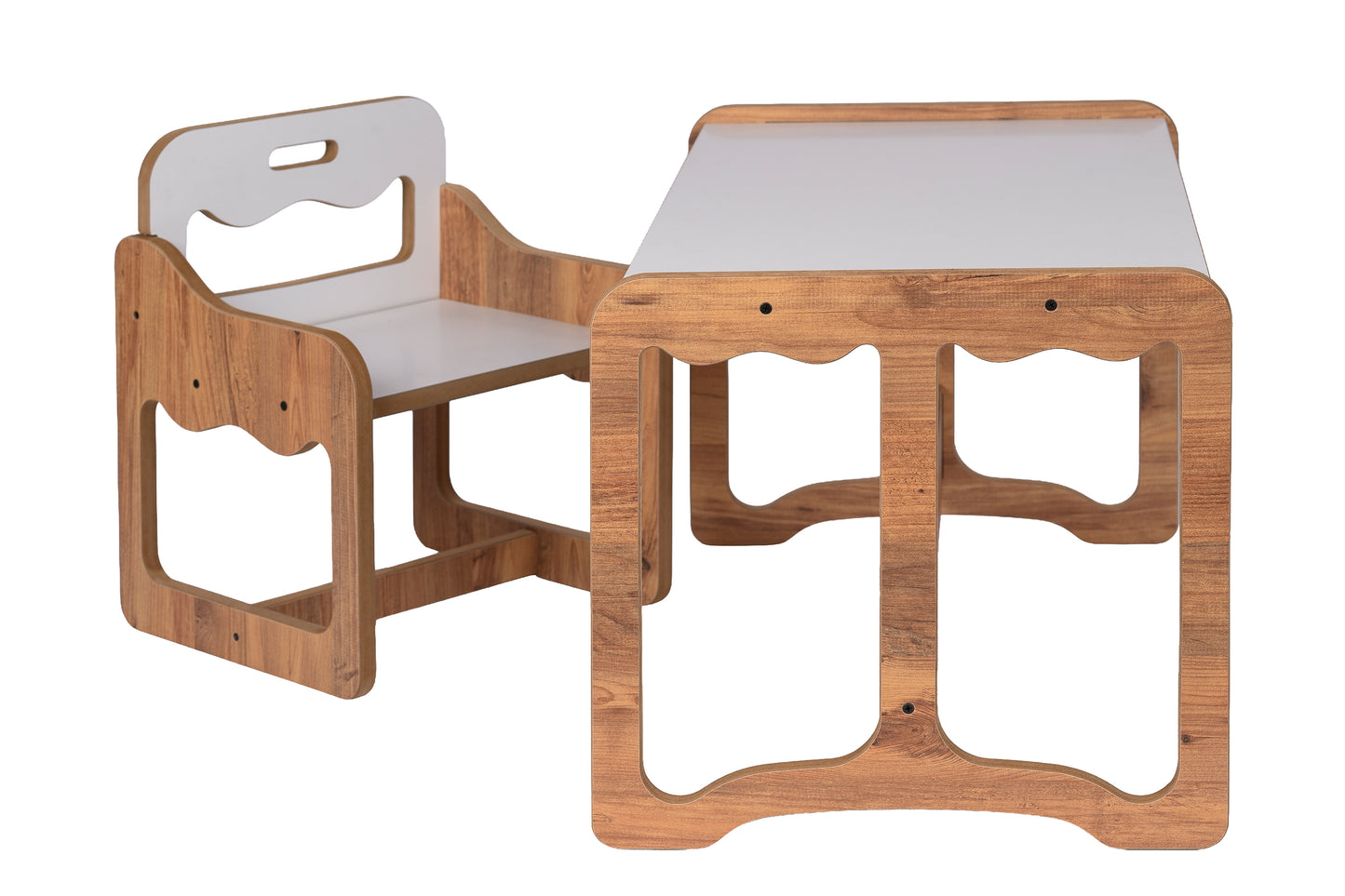 Houten Kindertafel met Stoel Zonder Opberglade
